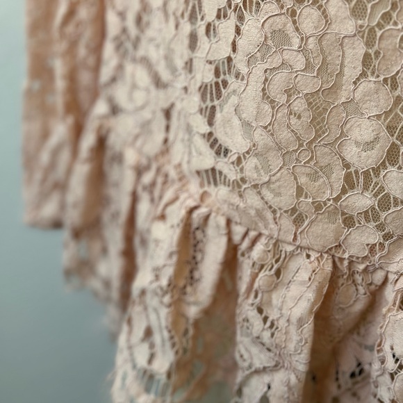 BCBGMAXAZRIA Lace off the shoulder top - Picture 3 of 3